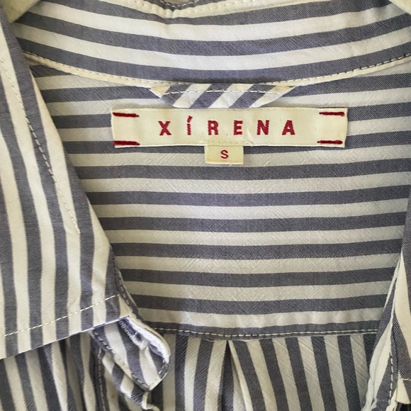 Xirena Striped Rayon Top Shirt S - Picture 3 of 5